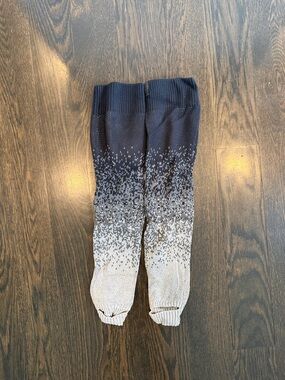 Ivivva Girls Black to Gray Gradient Leg Warmers